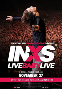 INXS: Live Baby Live at Wembley Stadium 1991 Poster